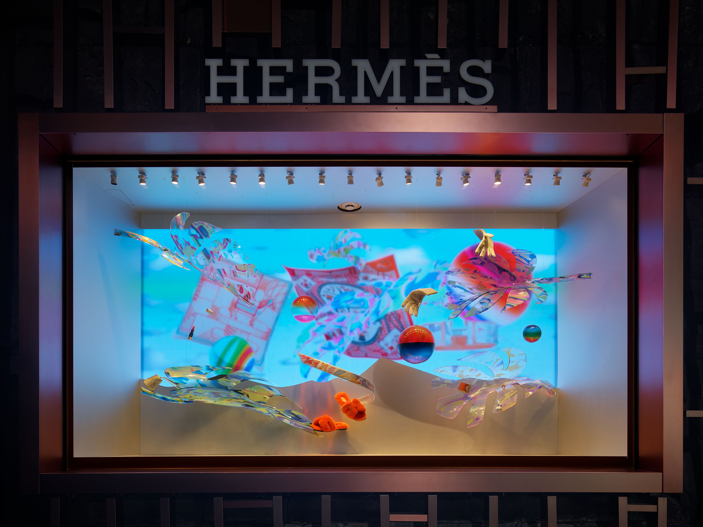 Hermes Omotesando Window 2024